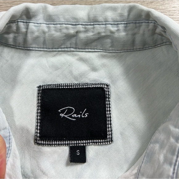 Rails Chambray Longline Tunic Shirt Dress - Picture 5 of 13